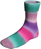 Lang Yarns Super Soxx Color 4-PLY 507 Roze/Atlantisch/Paars 1143 Buenos Aires-2