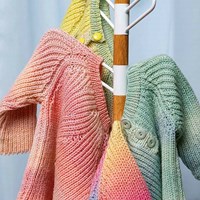 Lang Yarns Merino 200 Bebe Color 354 Multicolour rose/blue/yellow-3
