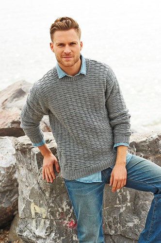 Breipatroon Stylecraft Life Aran No. 9022 Heren trui-2