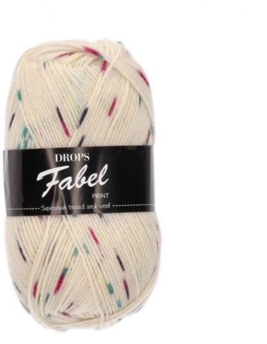 Drops Fabel Print 925 Berries and Cream