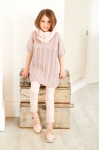 Breipatroon Stylecraft Special DK No. 9399 Meisjes jurk en tuniek-2