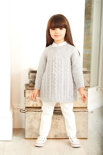 Breipatroon Stylecraft Special DK No. 9399 Meisjes jurk en tuniek-3