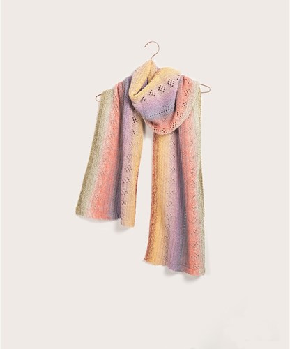 Breipatroon Creative Cotton Dégradé Lucky 8 Ajour Sjaal-2