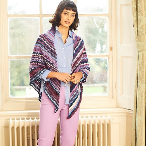 Haakpatroon Stylecraft Cabaret DK No. 9781 Poncho en sjaal-3