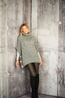 Breipatroon Stylecraft Special XL Tweed Super Chunky No. 9807 Poncho en trui-2