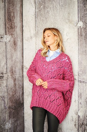 Breipatroon Stylecraft Special XL Tweed Super Chunky No. 9807 Poncho en trui-3