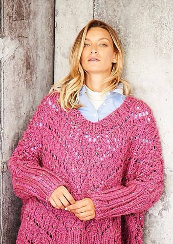 Breipatroon Stylecraft Special XL Tweed Super Chunky No. 9807 Poncho en trui