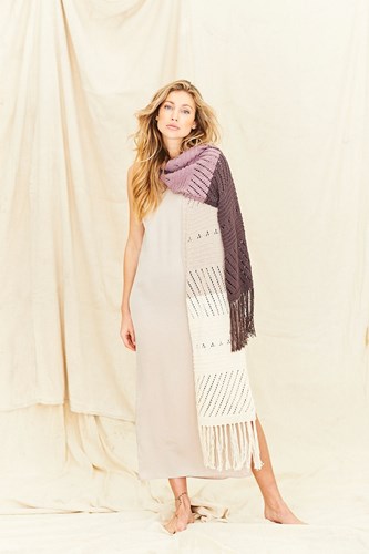 Breipatroon Stylecraft Naturals Organic Cotton DK No. 9836 Sjaals-2