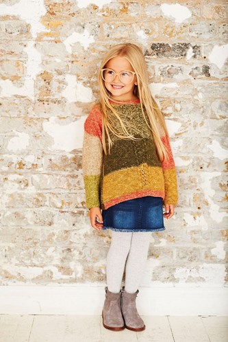 Breipatroon Stylecraft Batik Swirl DK No. 9485 Kinder trui en vest-2