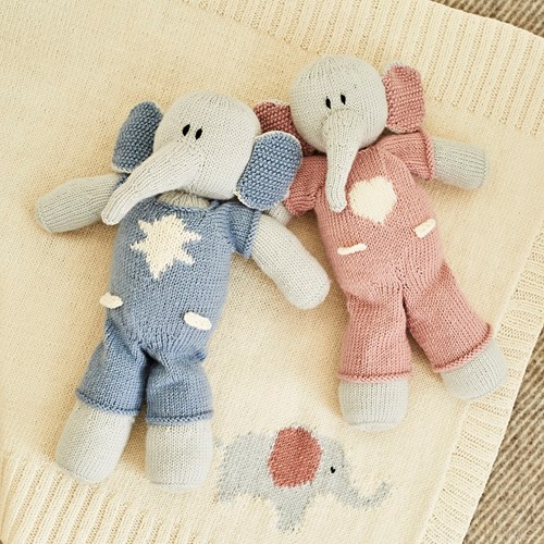 Breipatroon Stylecraft Bellissima DK No. 9854 Adam & Astrid Olifant en deken-2