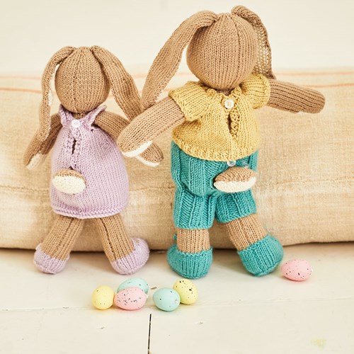 Breipatroon Stylecraft Bellissima DK No. 9855 Bertie & Bettie Bunny en jas-3