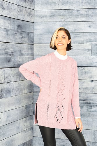 Breipatroon Stylecraft ReCreate DK No. 9861 Tuniek, trui en col-2