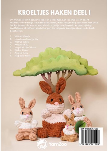 Mini Haakboek Kroeltjes Haken deel 1 - Yarnzoo