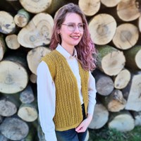 Goldenrod Waistcoat Haakpakket - It's Annemade