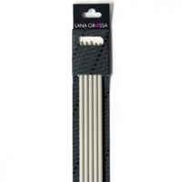 Lana Grossa 40cm aluminium Kousenbreinaalden 3.5mm
