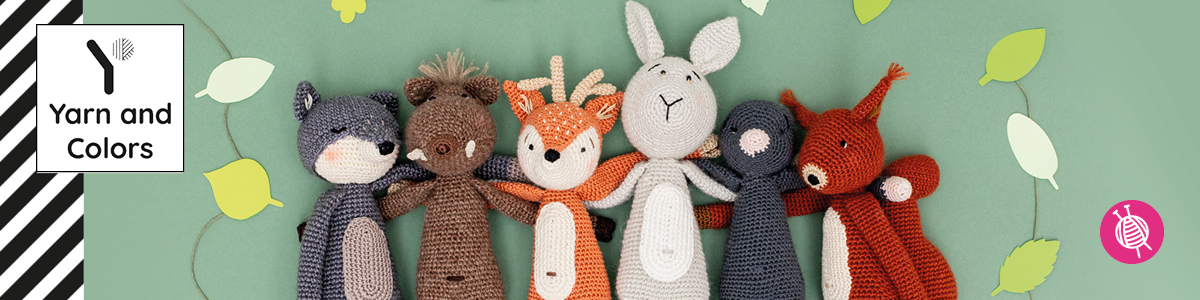 Haak de leukste bosdieren met Yarn and Colors Lookbook #27 