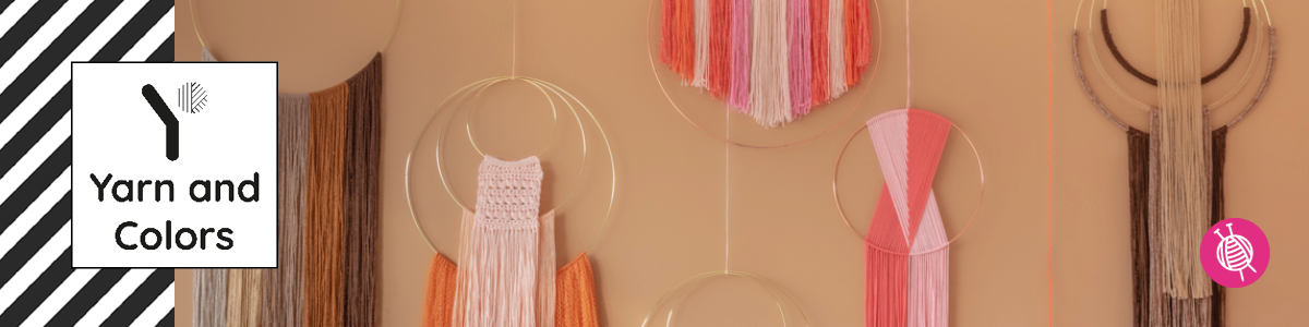 Versier je muur met Lookbook #28 More Wall Hangings van Yarn and Colors