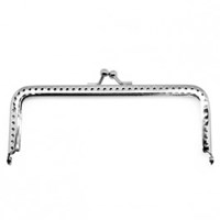 Rico portemonnee knip zilver 18 x 6 cm