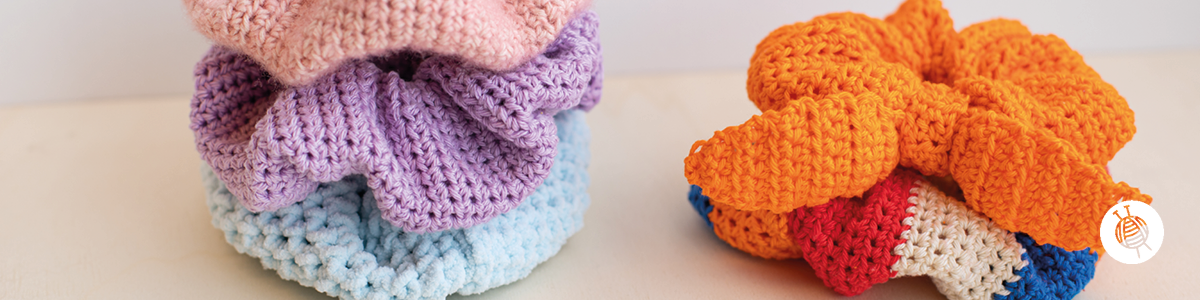 Gratis haakpatroon scrunchie