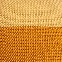 Yarn and Colors Two Tones Comfy Cushion Haakpakket S 011 Golden Glow / Mustard