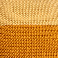 Yarn and Colors Two Tones Comfy Cushion Haakpakket L 011 Golden Glow / Mustard
