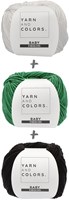 Yarn and Colors Black White and Bright Mittens Haakpakket 087 Amazon-2