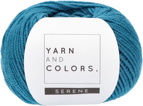 Yarn and Colors Criss Cross Dot Scarf Haakpakket 069 Petrol Blue-2