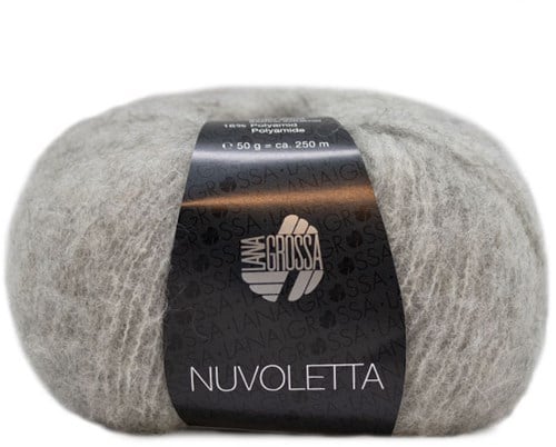Nuvoletta Poncho Breipakket 1 Light grey 36/42-2