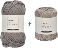 Yarn and Colors Knot a Scarf Breipakket 2 Shark Grey-2