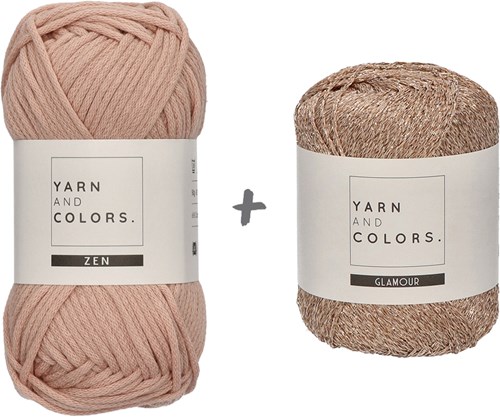 Yarn and Colors Knot a Scarf Breipakket 3 Rosé-2