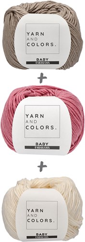 Yarn and Colors Spring Flowers Tee Haakpakket L 2 Clay-2