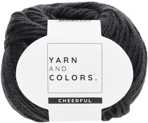 Yarn and Colors Chunky Cheerful Colsjaal Haakpakket 2 Graphite-2