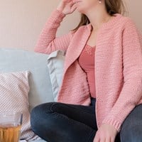 Yarn and Colors Afternoon Tea Cardigan Haakpakket 2 Rosé L-2