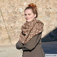 Katia Air Alpaca Natural Colors Sjaal Breipatroon-2