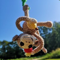 Haakpatroon Monkey Madness Babymobiel-3