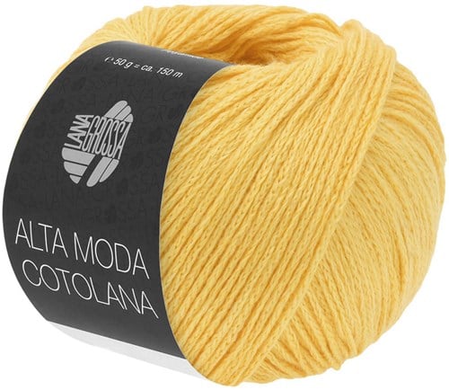 Lana Grossa Alta Moda Cotolana 061 Lichtgeel