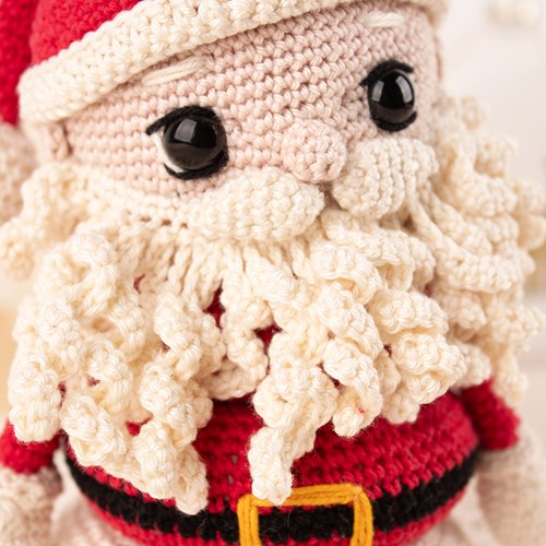 Amigurumifestival Kerst: Kerstman Stapeltoren Garenpakket - Exclusief Patroon-2