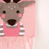 Amigurumi Festival Kerst: Kerst Wandhanger Rendier Dakota Haakpakket - Inclusief Digitaal Patroon-2