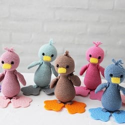 Haakpatroon Eend Knuffel Go Handmade