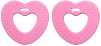 Go Handmade Hartjes Bijtringen 11 Babyroze