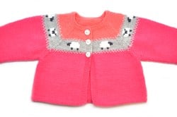 Breipatroon Partner babyvestje meisje