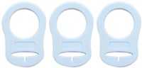 Go Handmade Siliconen Fopspeen Ringen 12 Baby Blauw