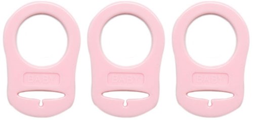 Go Handmade Siliconen Fopspeen Ringen 08 Babyroze