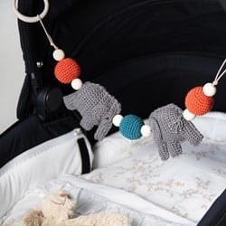 Olifantjes wagenspanner – Go Handmade Sensory Kit Garen- en Haakpakket