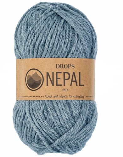 Drops Nepal Mix 8913 Lichtblauw