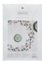 Rico Kerstkrans Tafelkleed Borduurpakket-3