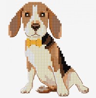 Borduurpatroon Hondje Beagle