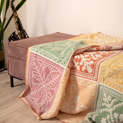 Floral CAL Deken Astrantia Garenpakket - Exclusief Patroon-2