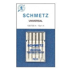 Schmetz Universeel Naalden Dikte 70 t/m 90 - 1 x 10 Naalden op kaart