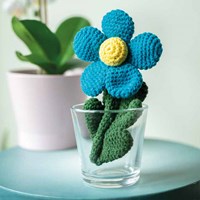 Dikkie Dik Blauwe Bloem Garenpakket-3